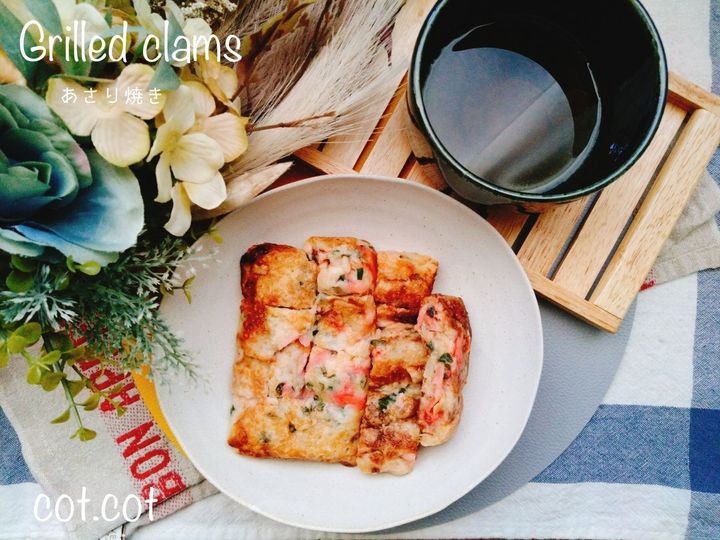 手軽に卵焼き器で作るあさり焼き