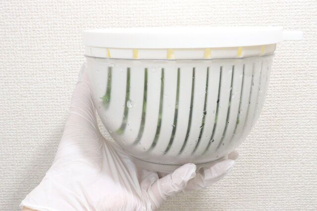 保存できる蓋付ザルボウル 水切り
