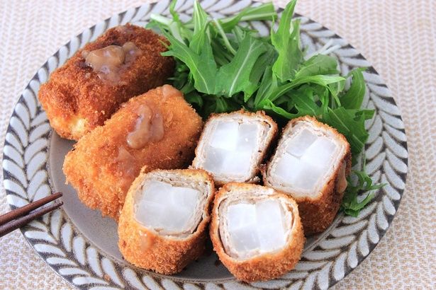 サクッとジューシーな食べごたえ「大根の肉巻きフライ」 （C）KADOKAWA