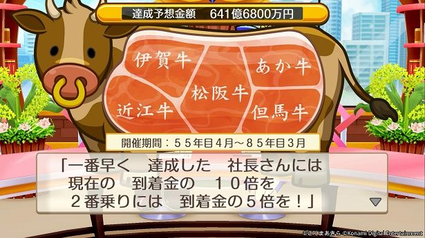 『桃鉄２』内の「五大牛を探せ！」イベント画面