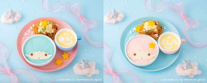 「キキ＆ララ グラタンプレート(キキ)」「キキ＆ララ グラタンプレート(ララ)」各1690円