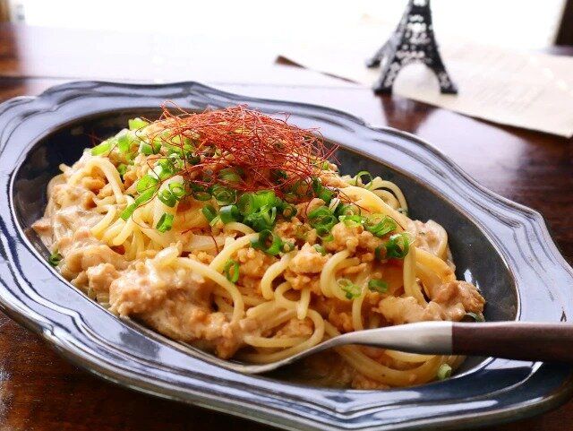 韓国風クリーミーヤンニョムパスタ