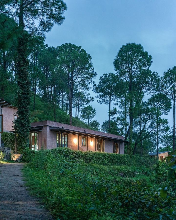 ラグジュアリーなマウンテンリゾート・アマヤに隣接する森の中にある。