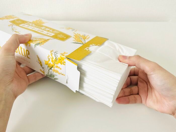 究極の節約テク！？ティッシュボックスは「両方から使う」。こうすれば家じゅうで使えます♪