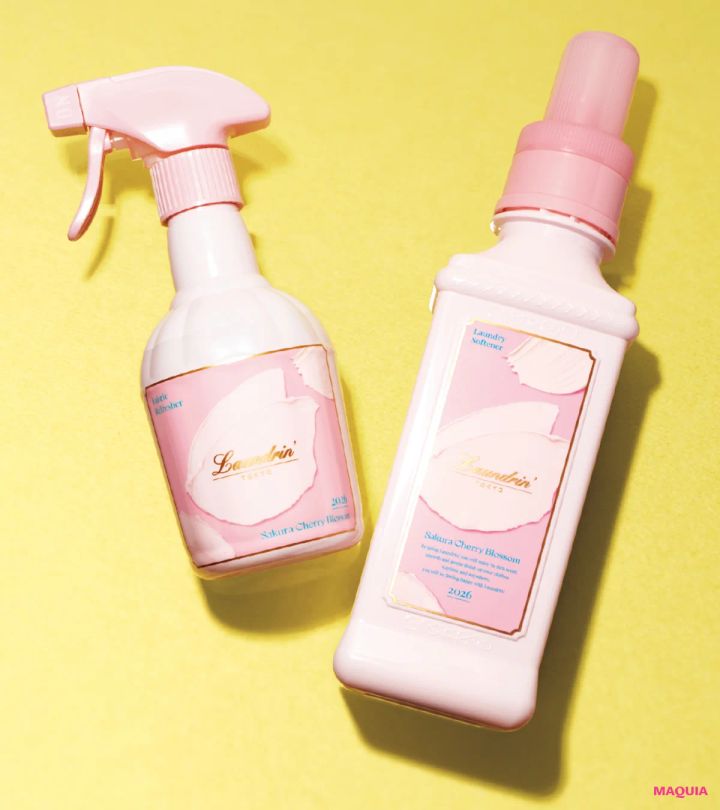 2026年1月新作コスメ ランドリン ファブリックミスト SAKURA、柔軟剤 SAKURA【1/10限定発売】