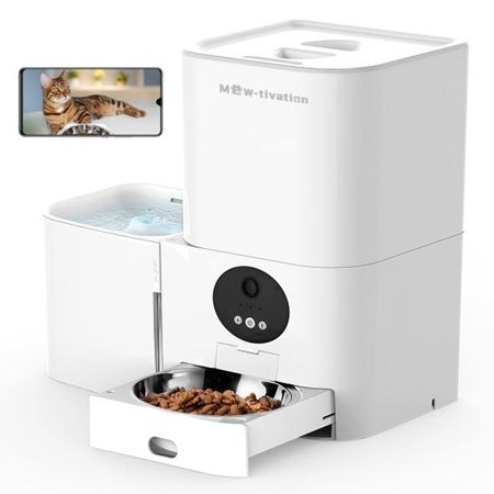 スマートペット用品ブランド「Mew-tivation」の水・フード一体型給餌器が日本上陸！