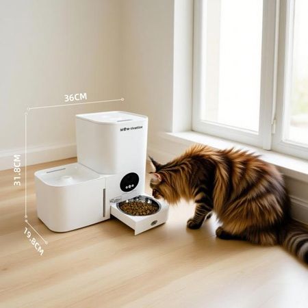 スマートペット用品ブランド「Mew-tivation」の水・フード一体型給餌器が日本上陸！