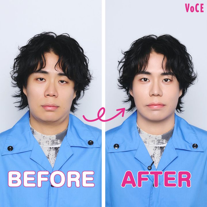 【実は仲良し！令和ロマンくるま×ヘアメイク夢月の小顔メイクレッスン・後編】くるまの目元に涙袋が爆誕！