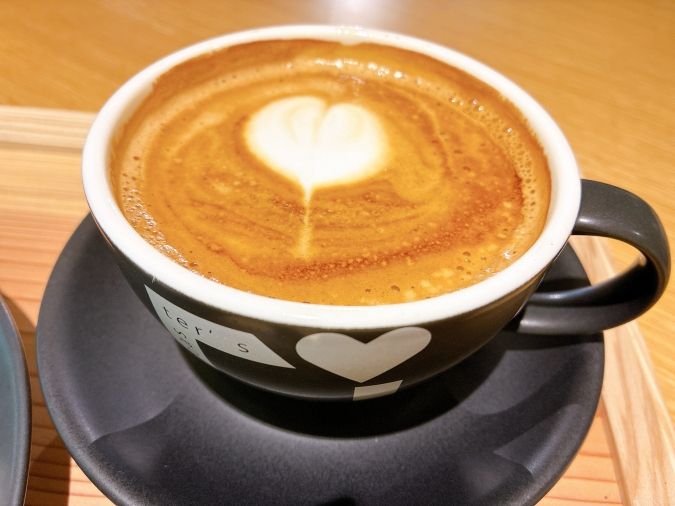 Book cafe 3rd Labo カフェラテ