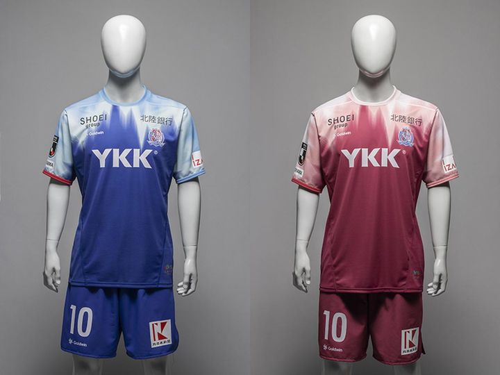 画像2: “奇跡的残留”のJ2カターレ富山、胸スポンサー「YKK」の新ユニフォームが登場！世界的企業名が23年ぶりに復活