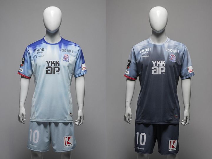 画像3: “奇跡的残留”のJ2カターレ富山、胸スポンサー「YKK」の新ユニフォームが登場！世界的企業名が23年ぶりに復活