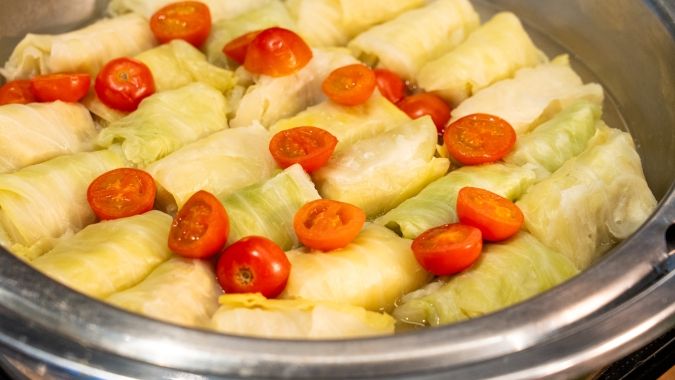 Restaurant &Grill Nine Doors ロールキャベツ