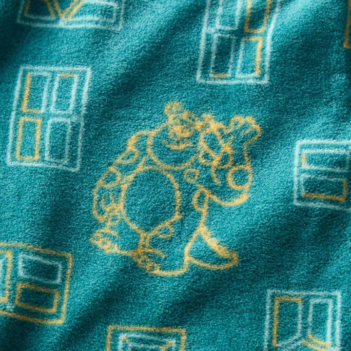 キッズ肌側綿フリースあったかパジャマ モンスターズ・インク デザインアップ