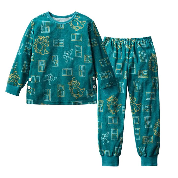 キッズ肌側綿フリースあったかパジャマ モンスターズ・インク