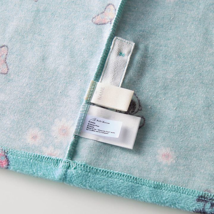 キッズ肌側綿フリースあったかパジャマ お名前スペース