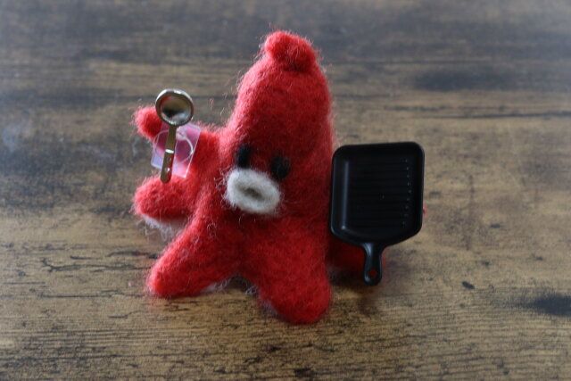 飾りボタン 2P ぬい用スキレット 使用例