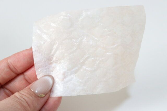 ダイソーのごはんがべたつきにくい！お弁当シートの使用後