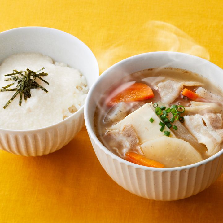 具だくさん豚汁＋選べるご飯セット