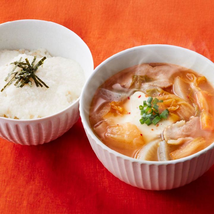 豆腐とキムチのピリ辛豚汁＋選べるご飯セット