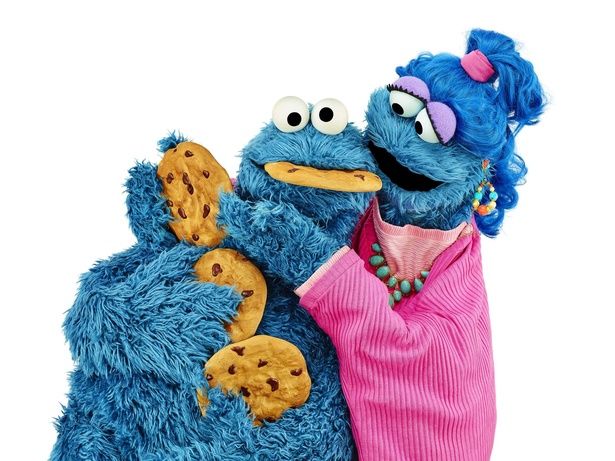  クッキーモンスターとママ