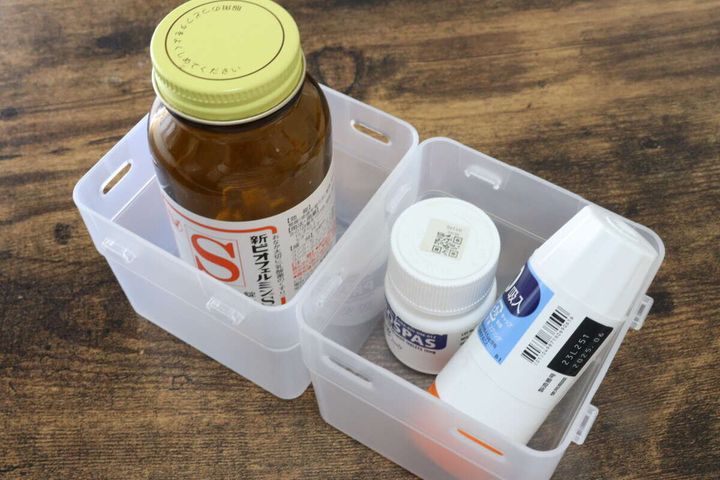 こまごま整理カップL 2P 使用例