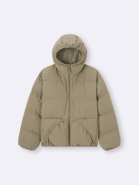 2025gu値下げウォームパデッドキルティングパーカ