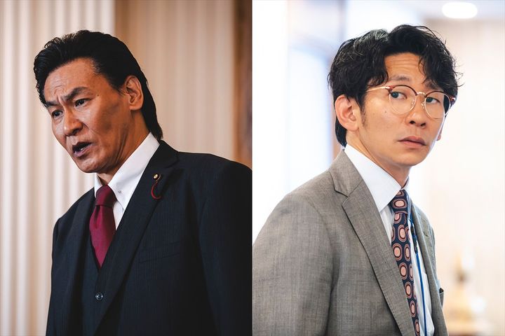 ドラマ『こちら予備自衛英雄補?!』（左から）高杉亘、安藤理樹 （C）中京テレビ width=