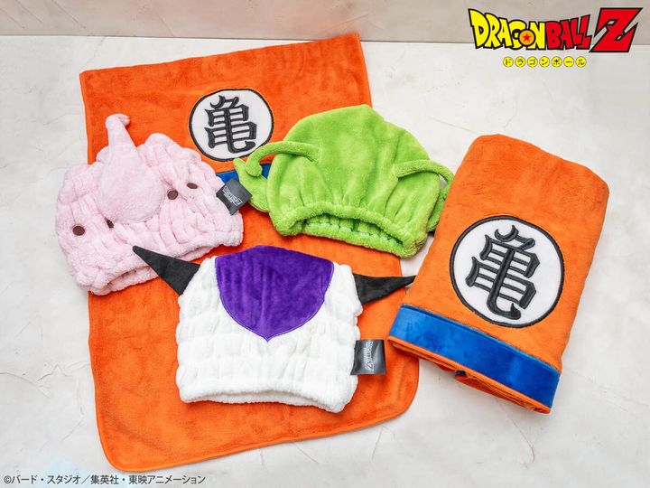 スケーター『ドラゴンボールZ』吸水速乾タオルキャップ「ピッコロ／フリーザ／魔人ブウ」