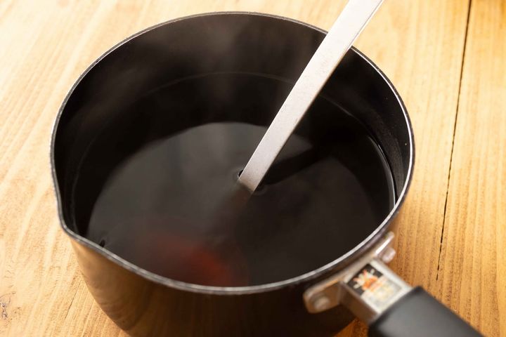 「海老天と揚げ餅の年越しそば」レシピ