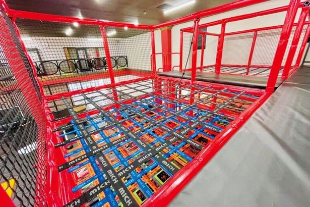 最新鋭＆最高峰のアトラクションが満載 画像提供：トランポリンパークMr.JUMP(ミスタージャンプ)松戸店