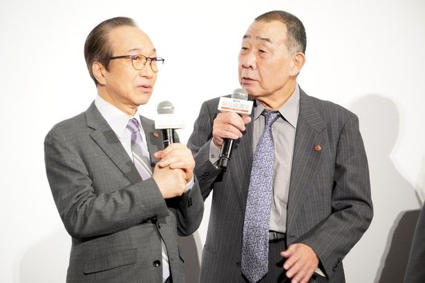 でんでん、小日向文世の仲良しトークに会場も大爆笑