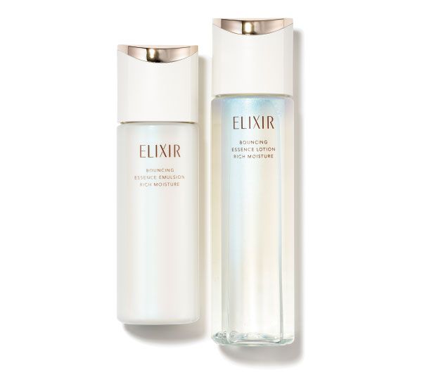 【右】エリクシール リフトモイスト ローション 【左】エリクシール リフトモイスト エマルジョン