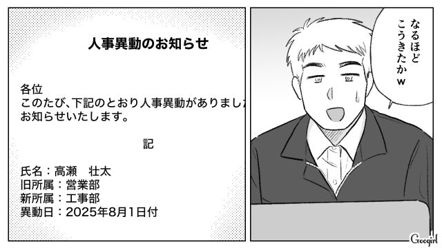 クライアント評価最悪…「この俺が、現場で力仕事!?」自称エリートが見下した部署に異動になった話