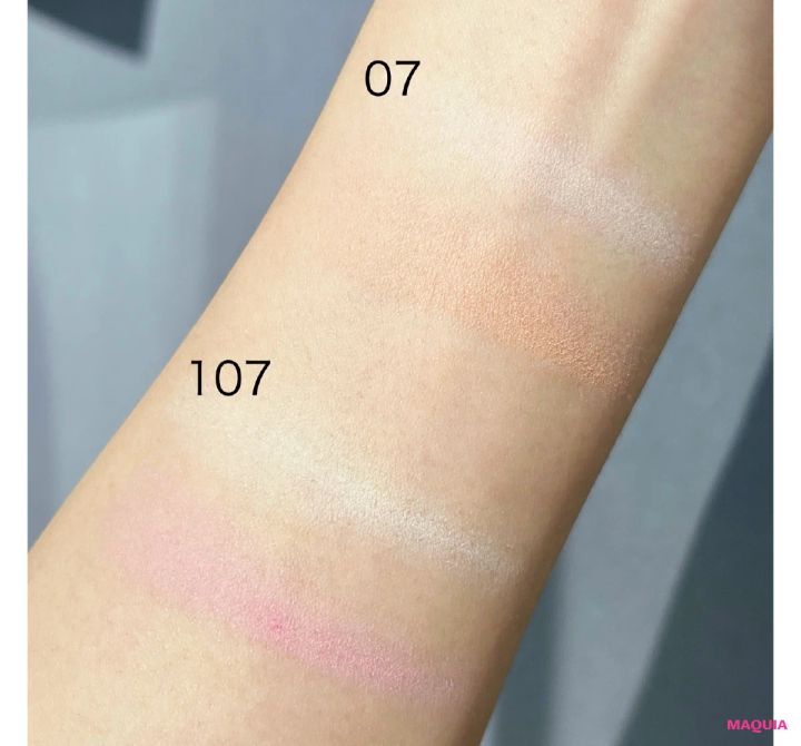 新作コスメ ジルスチュアート ビューティ パステルペタル ブラッシュ スウォッチ