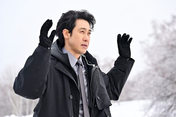 護道心太朗を演じるのは北海道出身の大泉洋。北海道愛満載のセリフも必見 [c]2025映画「ラストマン」製作委員会