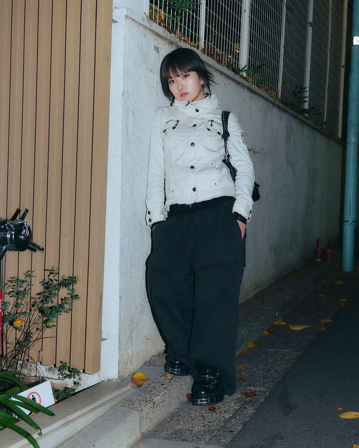 【スナップ】パンツの裾を溜める着こなしが好き…ニューロックのブーツで足元に視線を集中！