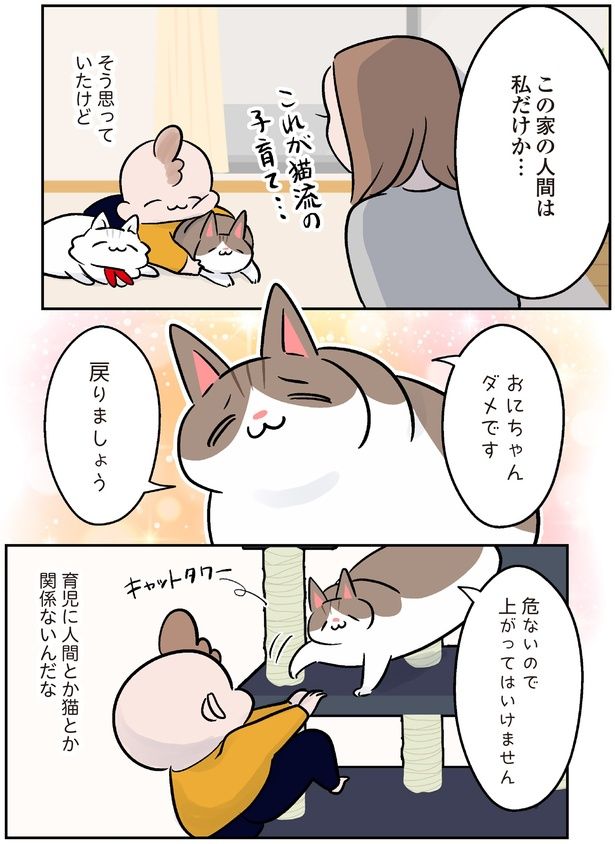 これが猫流の子育て (C)こばん／KADOKAWA