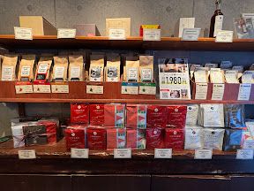 心斎橋焙煎所 店内のコーヒー