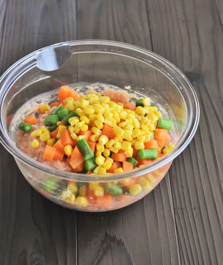 松本ゆうみ（ゆーママ）さんの「和風ミートローフ」レシピ 工程2