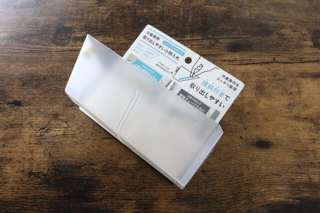 冷蔵庫用取り出しやすい小物入れ パッケージ