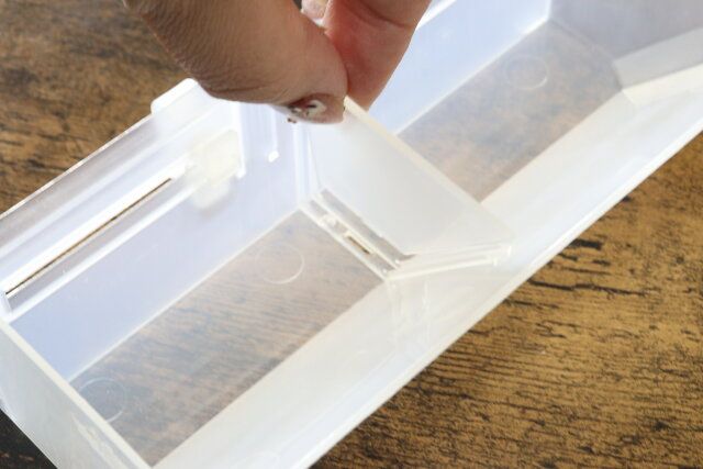 冷蔵庫用取り出しやすい小物入れ 仕切り 取り外し