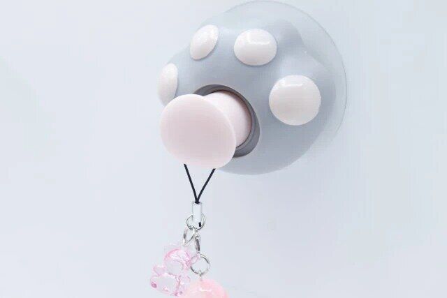 ダイソー 押すと飛び出るフック（猫足）