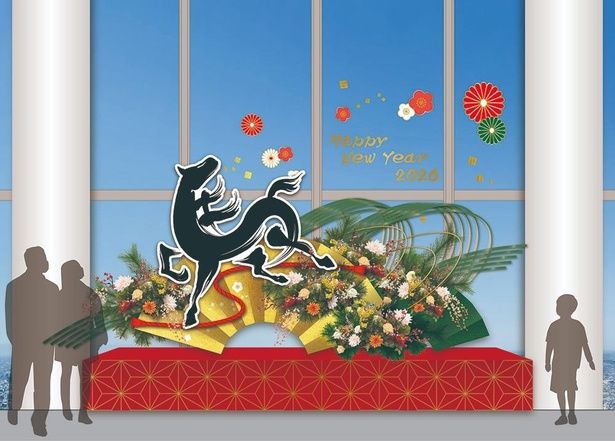 天望デッキの館内装飾イメージ