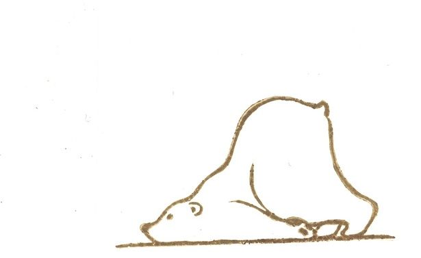 寒中見舞いに、ゆるっとした雰囲気がかわいいシロクマのハンコはいかが？