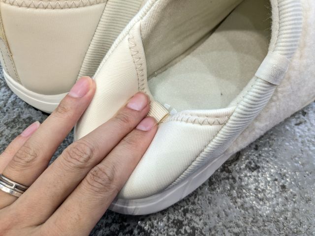 トレッドモックボアのかかと部分