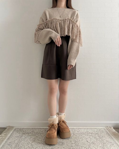 しまむらのニットプルオーバー5