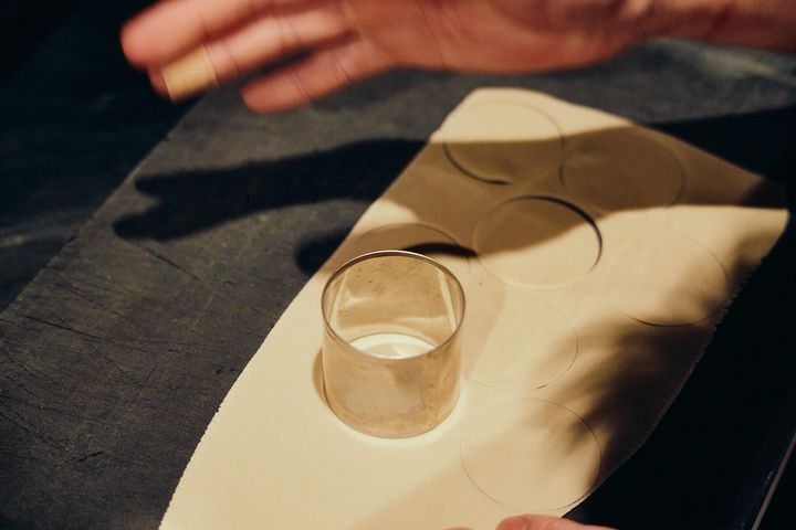 ラビオリを成形してゆでる①