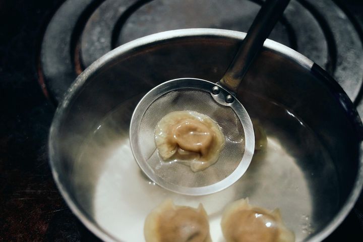 ラビオリを成形してゆでる③