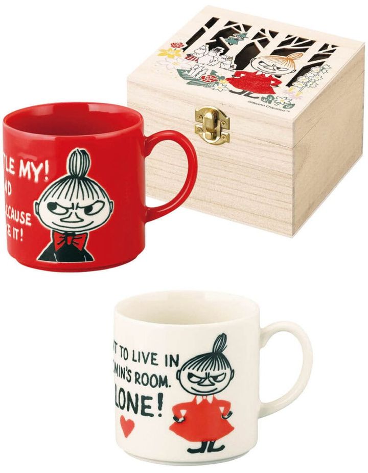 木箱入マグ ［マグφ8.5×H8.5、木箱13.5×12.5×H10］各￥2,420 ※マグ単品は￥1,870（すべて山加商店）