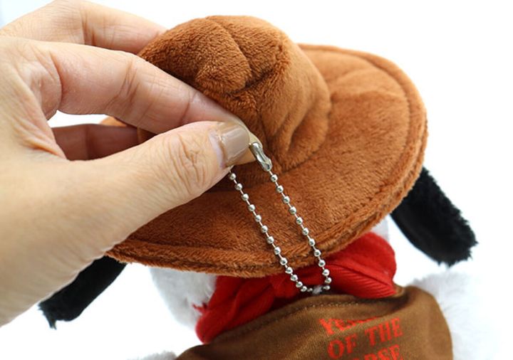 SNOOPY [スヌーピー]カウボーイスヌーピーのぬいぐるみポーチボールチェーン
